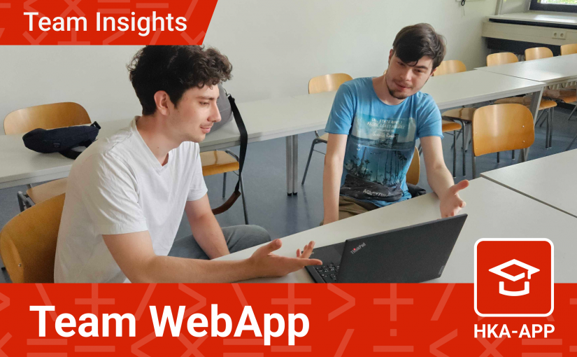 Team WebApp – Wir stellen vor!