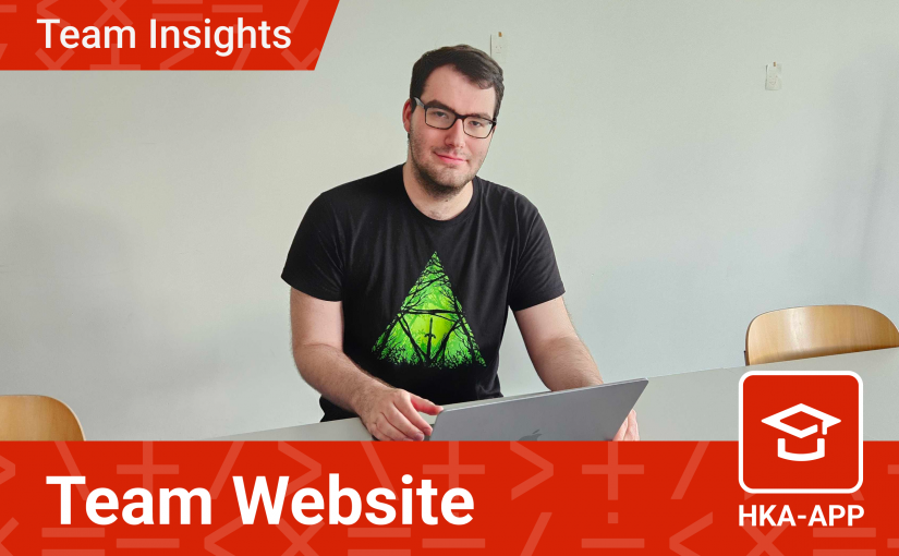 Team Website – Wir stellen vor!